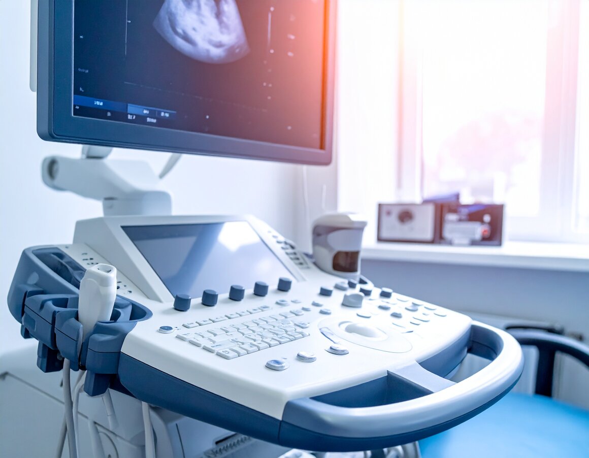Ultraschallgerät in Behandlungsraum